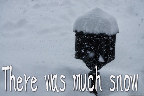 There was much snow
